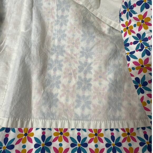 Boden Francesca A-Line Skirt Plumeria Print Lined Mini Skirt Cotton Sz 6 Pockets - Picture 12 of 14